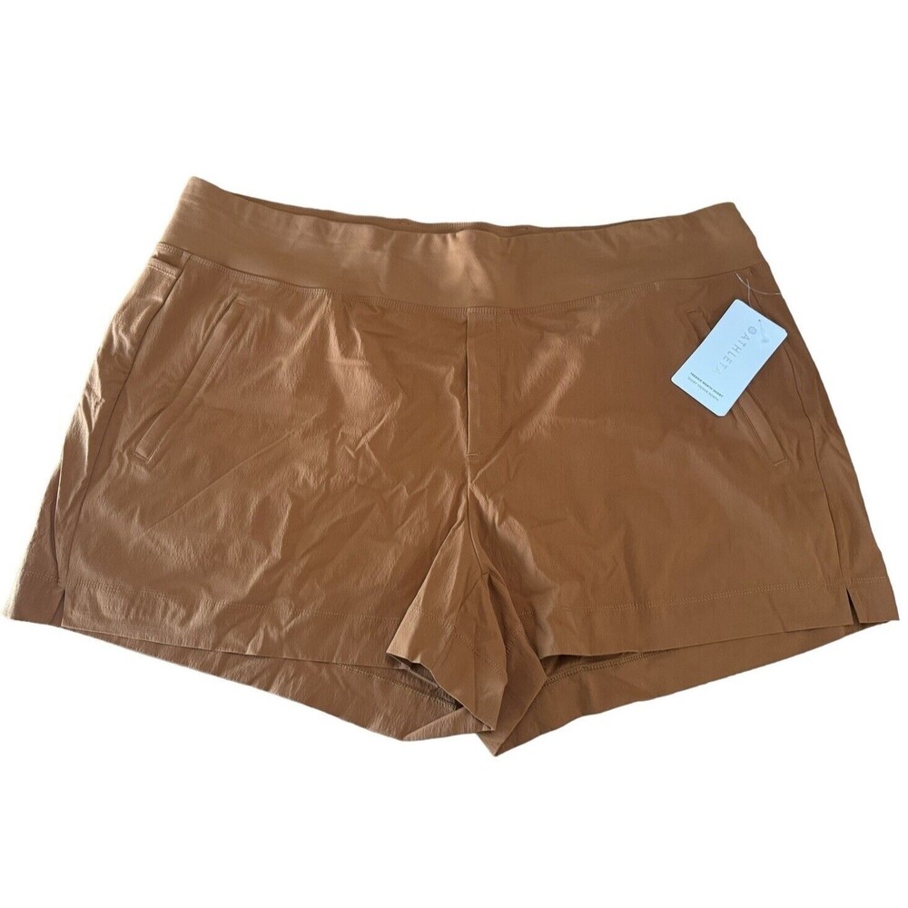 Athleta Women's Burnt Orange Elastic Waist‎ Trekkie North Shorts Size 24 NWT